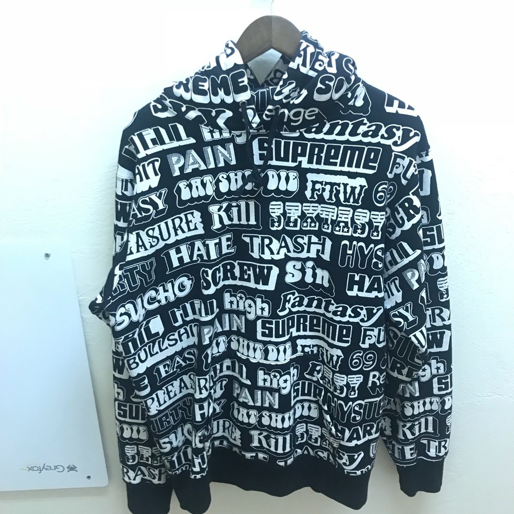 Supreme hysteric glamor hoodie